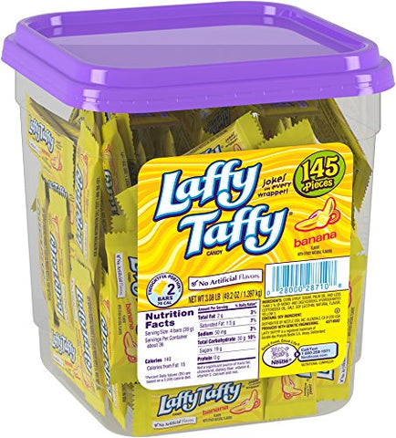 LAFFY TAFFY JAR BANANA 145 CT