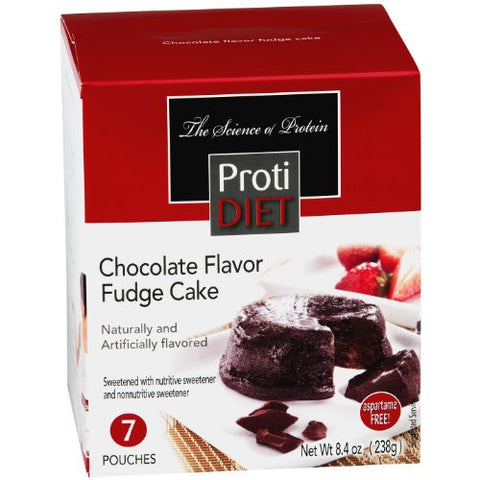 Protidiet - Chocolate Flavor, Fudge Cake 7pouches