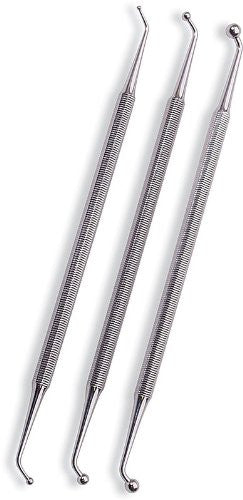 DOUBLE ROUND HEAD BURNISHER- SET OF 3