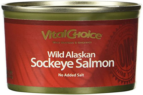 Wild Red Sockeye Salmon - Traditional Style, No Salt Added 7.50 oz