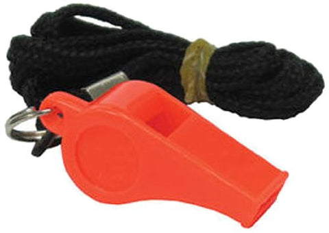 D.T. Systems Inc Super-Pro Orange Dog Training Whistle & Black Nylon Lanyard