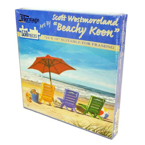 Beachy Keen / Westmoreland  - Jigsaw Puzzle - 550 piece - 24" x 18"