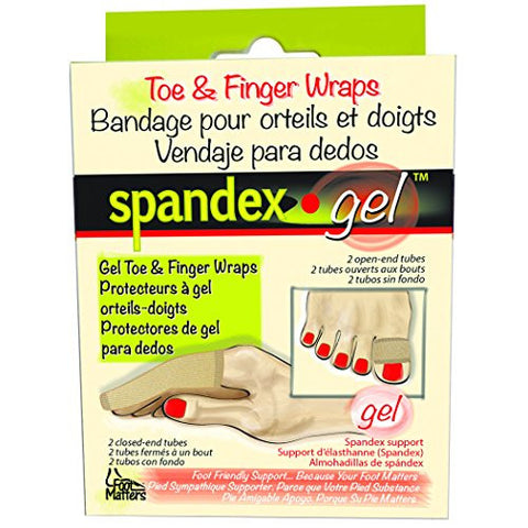 Toe and Finger Pads Spandex Gel Cushions
