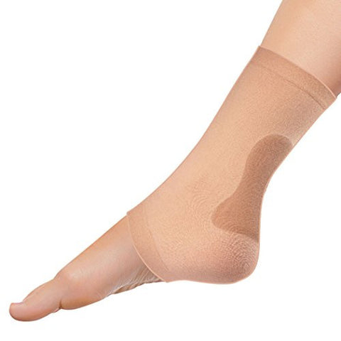 FootMatters Achilles Heel Sleeve Spandex Gel Cushions Medium