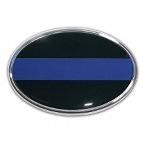 Police Chrome Auto Emblem