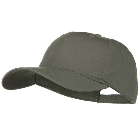 e4Hats, New Big Size High Profile Twill Cap - Grey (fitting from XL to 3XL)