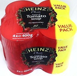 Heinz Cream of Tomato Soup 400g (13.2oz (375g) in pricelist)