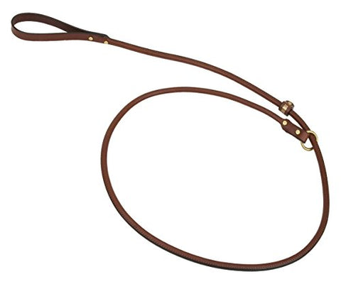 Mendota Rolled Slip Lead - Chestnut, 3/4" x 6'