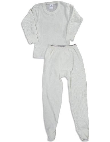 BOYS 5.0 OZ. 65/35 COTTON/POLY NATURAL - SET, Medium