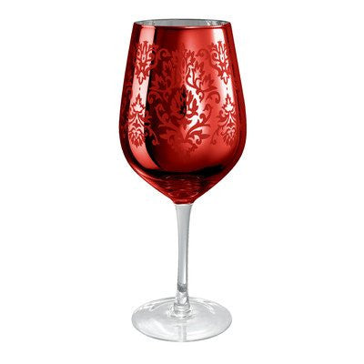 BROCADE GOBLET, 27 OZ., RED