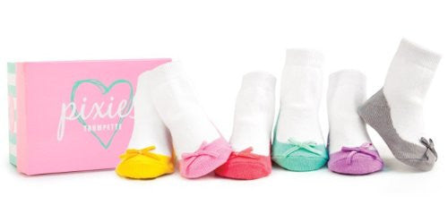 Pastel Pixie (0-12 M) 6 pairs