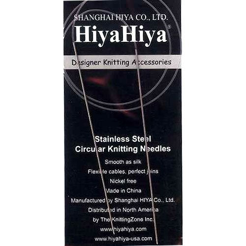 Steel Circular Knitting Needle - 16-inch US 000-00/1mm