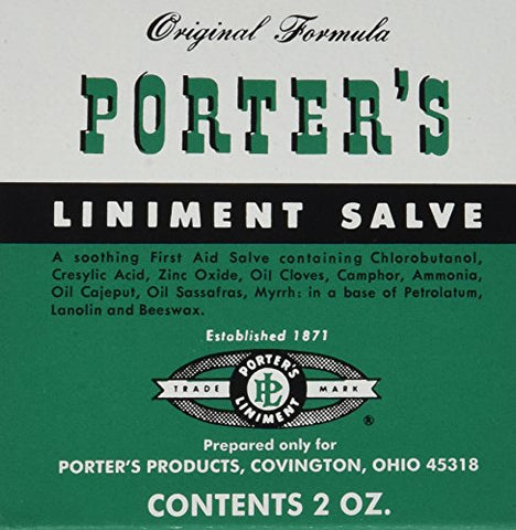 Porter's Liniment Salve, 2 ounce