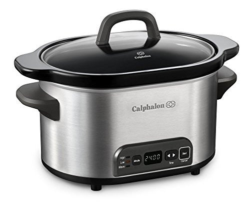 Calphalon Digital Slow Cooker, 4-Quart – Capital Books and Wellness