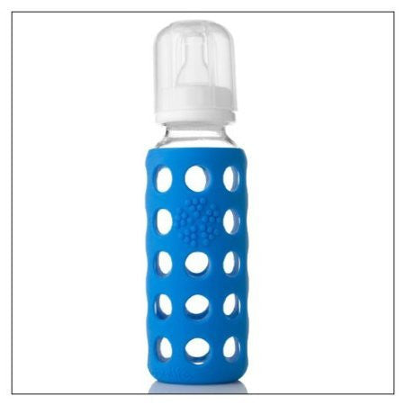 Lifefactory 9 Ounce Baby Bottle (SET OF TWO), color = Ocean Blue
