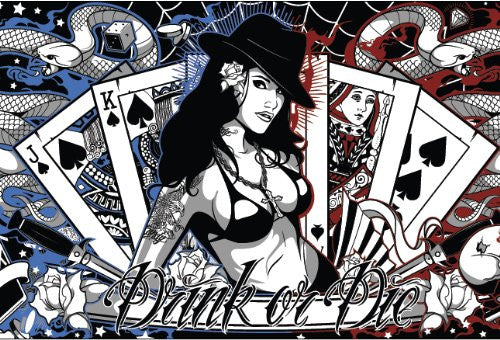 Tattoo Table Beer Pong Table