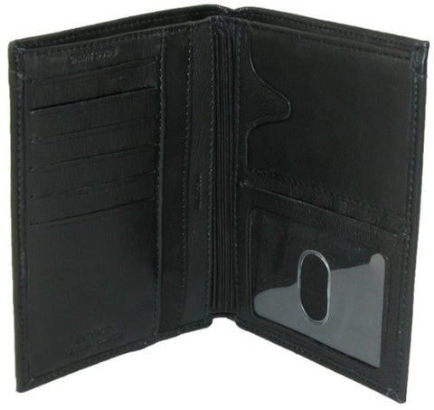 Buxton Mens Passport Wallet (Black)