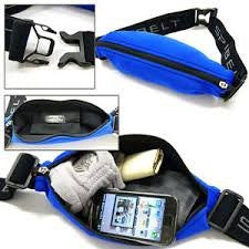 SPIbelt Adult Messenger Bag, Logo Band, Blue