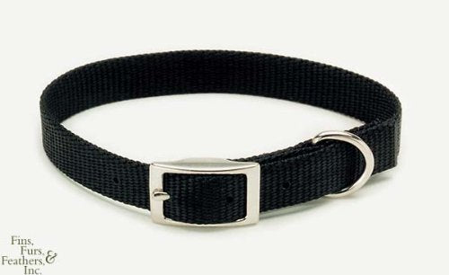 Coastal Pet Titan Nylon Double Dog Collar, 1 by 24 Inch, Black