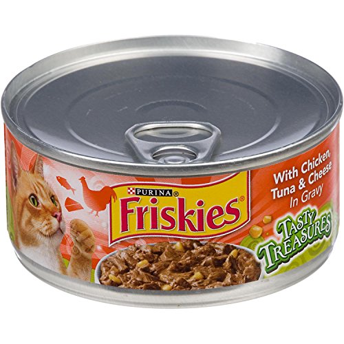 Friskies Tasty Treasures Chicken Tuna Cheese 5.5oz
