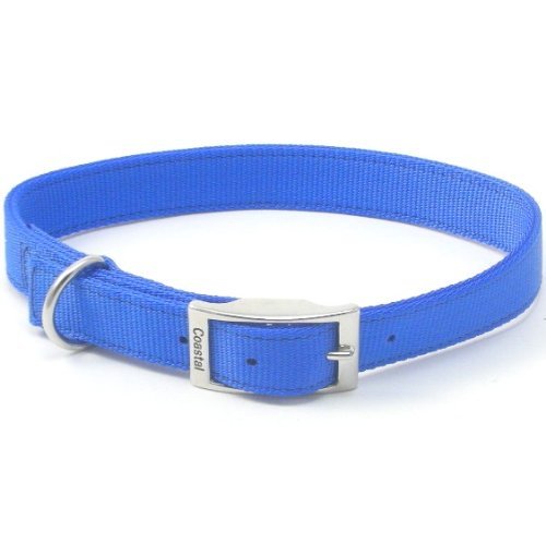 Double Ply Nylon Collar 1"x20" - Blue