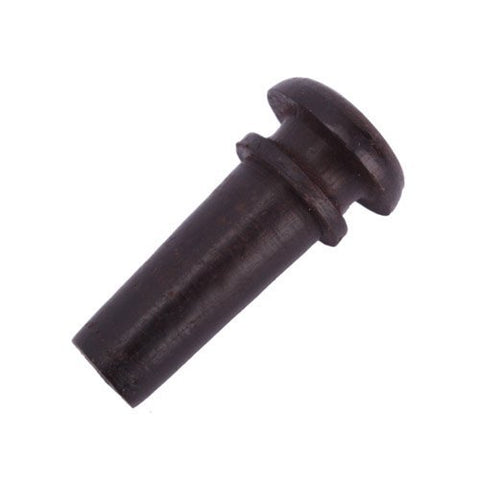 End Button Violin Ebony Flat 4/4-3/4