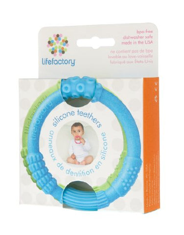 Lifefactory Teether-Sky/Spring Green