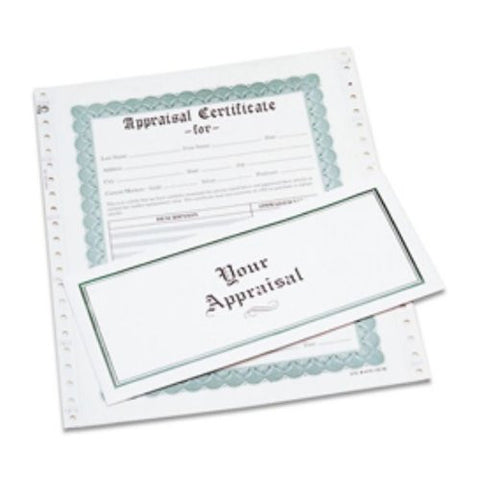 APPRAISAL FORMS - BX/100
