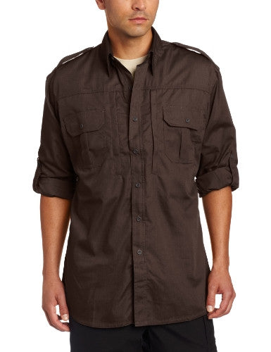 Men's Tactical Shirt - Long Sleeve XXL Regular (Sheriff Brown)