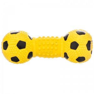 COASTAL/SAFARI 5.5" LATEX YELLOW SOCCER BALL