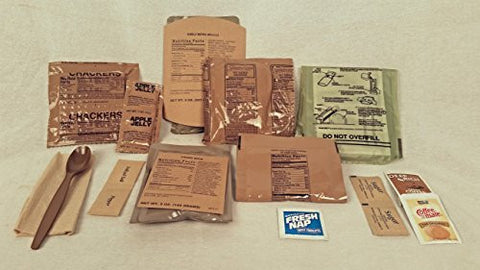 Sure-Pak MRE Complete Meal Kit with Heater-Single Meal (Main Course May Vary)