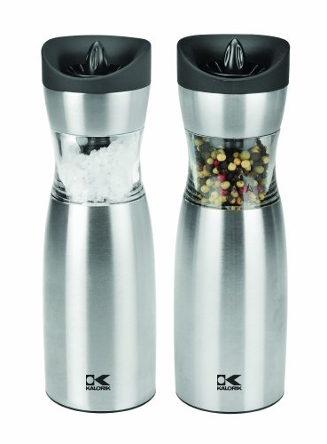 Kalorik Gravity Salt and Pepper Grinder Set