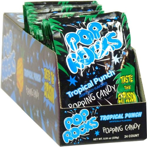 Pop Rocks Candy Tropical Fruit Punch Bulk 24 Count
