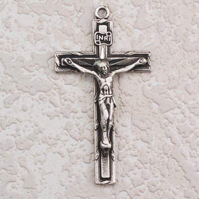 Antique Sil Crucifix 18" CH&BX, 1 1/2" X 3/4"