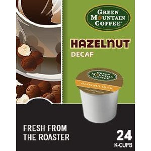 Green Mountain Coffee® Hazelnut Decaf Coffee K-Cup® Packs, 24/Bx