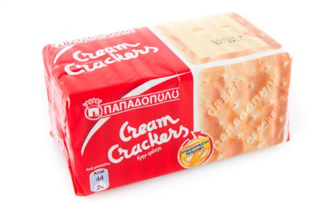 Papadopoulos Cream Crackers 18/140 gr. (not in pricelist)