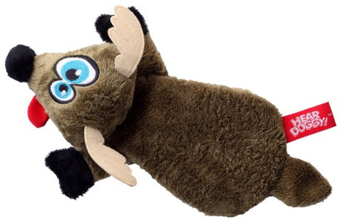 Hear Doggy Flatties - Brown Deer 8"