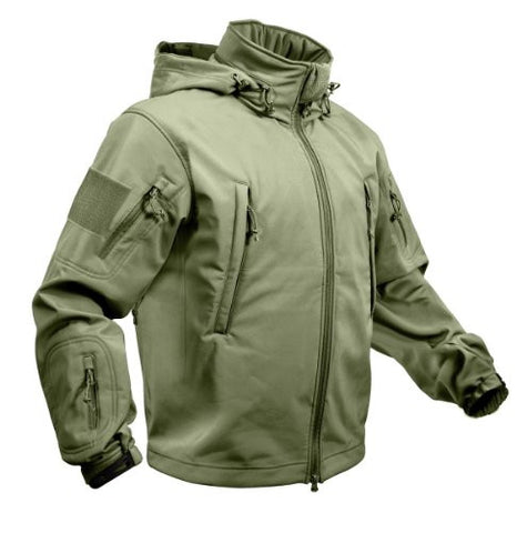Olive Drab Special Ops Tactical Soft Shell Jacket - Extra Large