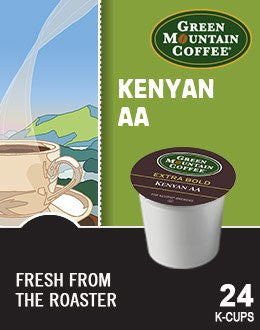Green Mountain Coffee® Kenyan AA Extra Bold Coffee K-Cup® Packs, 24/Bx