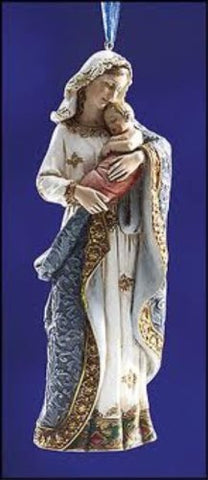 Ave Maria-Madonna & Child Orn