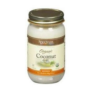 Coconut Oil, Refined, Organic 14.0 OZ (Pack of 3)