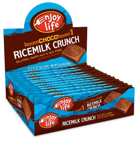 Enjoy Life Boom Choco Boom Bar, Rice Milk Chocolate Crunch, Dairy Free, Gluten Free 1.4 OZ