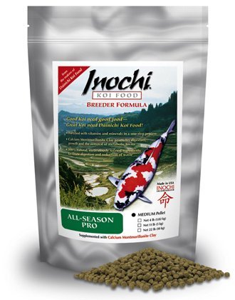 Koi Food Inochi All Season PRO 11 lb, Medium Pellet
