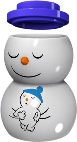 Figurine/Tealight Holder in porcelain, 3½ in.