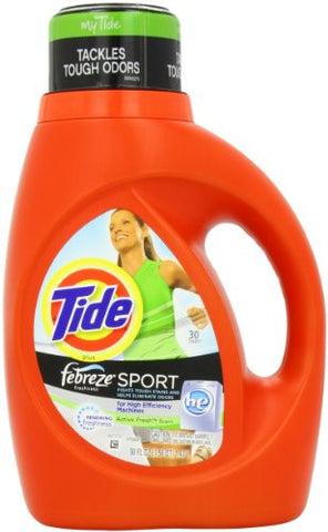 Tide Liquid Detergent - Febreze Sport HE 50 oz