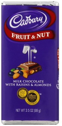 Cadbury Fruit & Nut Covered Chocolate 3.5 oz