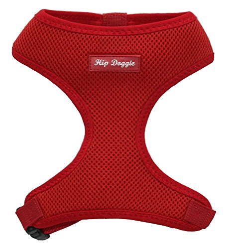 Hip Doggie Ultra Comfort Harness Vest - Red, 2X-Large