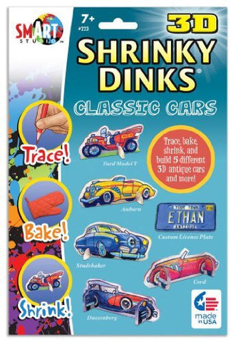 3-D Shrinky Dinks Classic Cars