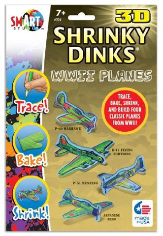 3-D Shrinky Dinks WW II Airplanes