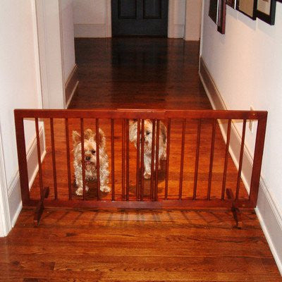 Step Over Gate Walnut 28" - 51.75" x 20"